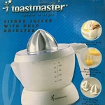 Toastmaster Citrus Orange Juicer With Pulp Adjuster Model TCJ38. Large, Oz. Fixed Price $18.00.