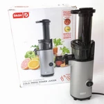 Dash Deluxe Compact Cold Press Masticating Power Juicer Silver. Fixed Price $44.06.