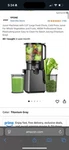 Ypone Cold Press Juicer. Fixed Price $125.00.