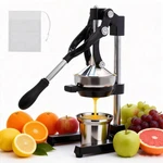Cast Iron Juicer,manual Hand Press,professional Citrus Juicer,with Sta.... Fixed Price $75.12.