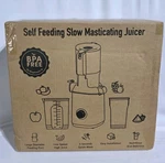 Joybear Self Feeding Slow Masticating Juicer Cold Press SJ-045C New. Fixed Price $49.99.