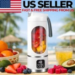 Portable Blender Juicer Machine Mini Rechargeable Smoothie Maker Travel Cup. Fixed Price $23.99.