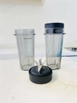 2 Ninja Blender Single Serve Cups BL780 BL770 BL660 BL663 BL740: 1 Blade Lids. Fixed Price $25.00.