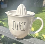 Rae Dunn Farmhouse Ll Large Long Letters "juice" Juicer. Fixed Price $22.99.