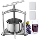 Vevor 0.8 GALLON/3L Fruit Wine Press Stainless Steel Manual Juice Maker Handle. Fixed Price $86.99.