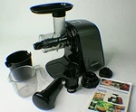 Biochef Cold Press Axis Compact Juicer Fruit Vegetables Silver Excellent. Fixed Price $39.95.
