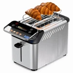 Whall 2 Slice, Touch Screen Toasters With Projection Display, 1.5" Wide. Fixed Price $112.95.