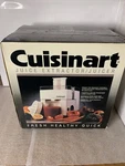 Cuisinart & Vegetable Extractor Juicer Model JE-4 1991 New. Fixed Price $95.00.
