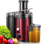 Qcen Juicer 500W Centrifugal Extractor Wide Mouth 3 - Metallic Red. Fixed Price $52.60.