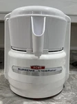 Vtg Acme Supreme Juicerator Model 5001 Vegetable Fruit Tested Works Read. Fixed Price $40.00.