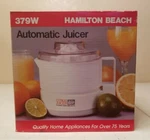 New Vintage Hamilton Beach Electric Automatic Juicer Model 379W. Fixed Price $55.95.