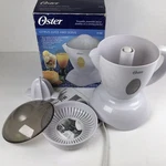 2003 Oster 3186 Citrus And Serve 25OZ Automatic Juicer White. T3. Fixed Price $48.79.