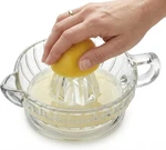 Citrus Juicer Reamer With Handle Pour Spout Heavyweight Glass Fresh. Fixed Price $18.99.