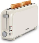 Seedeem 2 Slice Slim Toaster, Single 10" Long Slot Standard Size, White. Fixed Price $45.40.