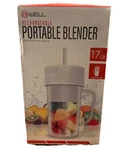 By Tech Bwell Rechargeable 17OZ. Portable Blender W/ Straw. Fixed Price $12.99.