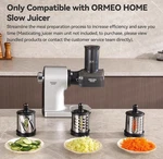 Slicer Shredder Attachments For Ormeo Home Juicer Machine ZM1535,. Fixed Price $7.99.