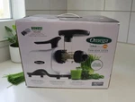 Omega TWN30S Twin Gear Juicer Extractor - 150 Silver Original Box Used. Fixed Price $76.49.