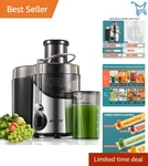 Centrifugal Juicer Stainless Steel 3-SPEED 800W Compact Easy To Clean. Fixed Price $67.98.