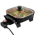 Megachef 8 Inch Electric Skillet With Lid Black Copper Coating. Fixed Price $62.05.