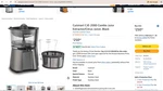 Cuisinart CJE-2000 Combo Extractor/citrus Juicer, Black. Fixed Price $150.00.
