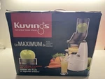 Kuvings Whole Slow Juicer - White, Model B6000W. Fixed Price $389.99.