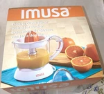 Citrus Juicer Imusa Electric With 34OZ Pitcher In White Color. Fixed Price $19.99.