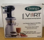 Omega Model VRT350 Low Speed Juicing System Box-works Great/lightly Used. Fixed Price $59.95.