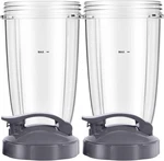 Blender Cups 24OZ With Flip-top To-go-lids Fit For Nutribullet 600W. Fixed Price $25.49.