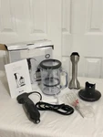 New Open Box Breville Control Grip Immersion Blender BSB510XL Complete Set. Fixed Price $99.99.