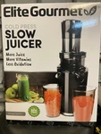 Elite Gourmet Whole Fruit 3 Feeding Chute Slow Juicer EJX017 - Black. Fixed Price $54.11.