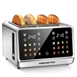 Keenstar 4 Slice Toaster Touch Screen Stainless Steel Smart Bread 1.5. Fixed Price $134.05.