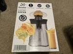 Eurolux Stainless Steel New Box Electric Juicer ELCJ-2200S Dishwasher Safe. Fixed Price $25.20.