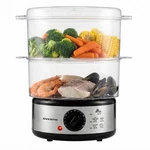Ovente Electric Food Steamer, 5 Quart Stainless Steel 2-TIER, Silver. Fixed Price $37.23.
