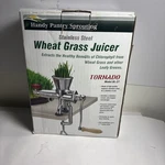 Back To Basics Stainless Steel Wheat Grass Juicer Model SJ-27. Fixed Price $39.00.