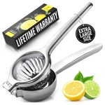 Zulay Kitchen Extra Large Stainless Steel Lemon Squeezer Hand Press. Fixed Price $31.49.