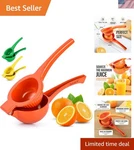 Metal Orange Squeezer Heavy-duty Manual Citrus Juicer For Maximum Ext.... Fixed Price $32.00.