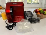 Omega Juicer JCUBE500RD Cold Press 365 Slow Masticating Extractor, Red. Fixed Price $67.99.