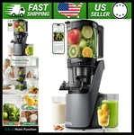 Canoly Cold Press Juicer 6" Wide Feed Chute 3-IN-1 Strainers Space Gray. Fixed Price $441.99.