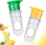 2PCS Mini Lemon Squeezer, Screw Top Juicer With Built-in Filter, Small Lim. Fixed Price $10.85.