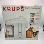 Krups Extractor Electric Juicer White Powerful Kitchen Appliance New. Fixed Price $32.95.