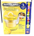 Proctor Silex Alex's Lemonade Stand Electric Citrus Juicer Machine, Large 34 Oz. Fixed Price $19.95.