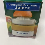 Kitchen Queen Cordless Electric Juicer Battery Operated Original Open Box E68. Fixed Price $8.99.
