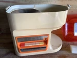 Vintage Sanyo Solid State Auto Juicer Blender - Retro Orange & Working. Fixed Price $47.04.