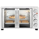 Megachef 31.7 Liter French Door Multi-function Electric Toaster Oven With Broil. Fixed Price $82.79.