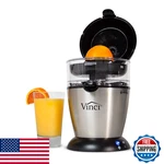 Vinci Hands-free Electric Citrus Juicer, 1-BUTTON, Black/ss, Orange Lemon Squeez. Fixed Price $174.96.