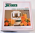 Omega Optional Citrus Juicer Attachment Model No. 1500 For Oranges - New In Box. Fixed Price $39.99.