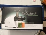 Tribest Solostar Horizontal Slow Masticating Juicer Fruit Vegetable SS-4200-B. Fixed Price $260.00.