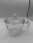Cuttlelab Glass 2-CUP Juicer Clear Lemon And Lime Manual Squeezer. Fixed Price $35.00.