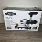 Omega Juicer J8006 Slow Masticating Cold Press Vegetable Tested. Fixed Price $99.99.