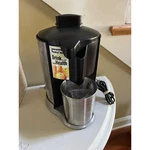 Waring Pro JEX328 Health Extractor W/ Stainless Steel Juicer Cup Euc. Fixed Price $55.00.